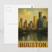 HOUSTON Postcard Postkarte (Vorne/Hinten)
