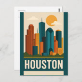 HOUSTON Postcard Postkarte (Vorne/Hinten)