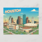 Houston Postcard Postkarte (Vorderseite)