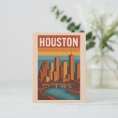 HOUSTON Postcard Postkarte (Stehend Vorderseite)