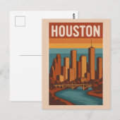 HOUSTON Postcard Postkarte (Vorne/Hinten)