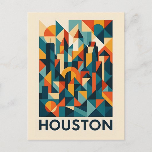 HOUSTON Postcard Postkarte (Vorderseite)