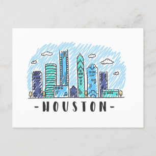 Houston Postkarte