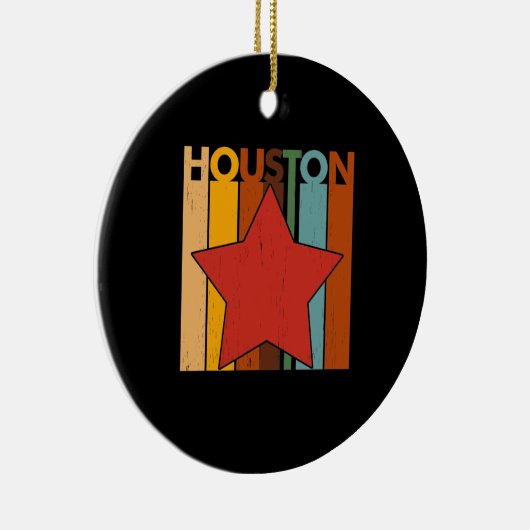 HOUSTON Retro Vintag Keramik Ornament (Rechts)