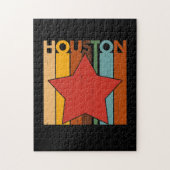 HOUSTON Retro Vintag Puzzle (Vertikal)
