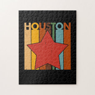 HOUSTON Retro Vintag Puzzle