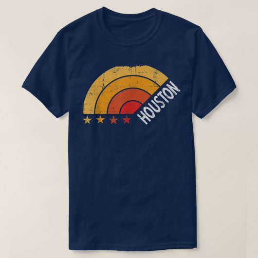 Houston Retro Vintag T-Shirt (Design vorne)