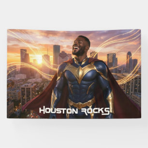 HOUSTON ROCK - TEXAS BANNER
