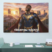 HOUSTON ROCK - TEXAS BANNER (Messe)