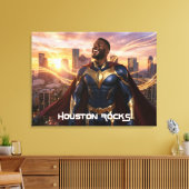 HOUSTON ROCKS - TEXAS LEINWANDDRUCK (Insitu (Wohnzimmer))