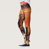 Houston-Rodeo-Cowgirl-Fass, das Leggings läuft (Links)