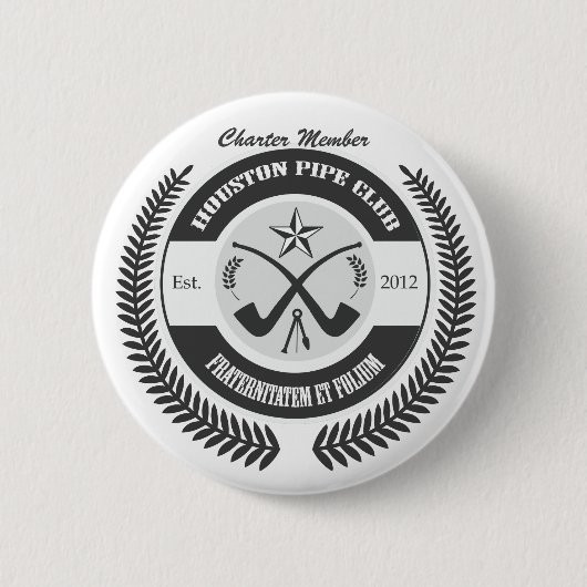 Houston-Rohr-Verein Button (Vorderseite)