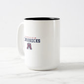 Houston Roughnecks Zweifarbige Tasse (Vorderseite Links)