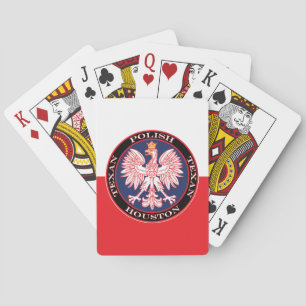 Houston Round Polish Texan Spielkarten