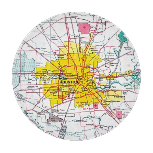 Houston Schneidebrett (Vorderseite)
