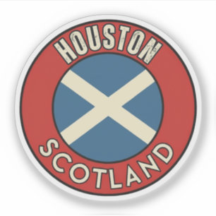 Houston, Schottland Aufkleber