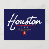 Houston Script Postkarte (Vorderseite)