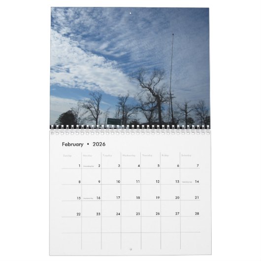 Houston Skies Calendar Kalender (Feb 2026)