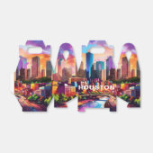 Houston Skyline Abstrakt Art Geschenkschachtel (Ungefaltet)