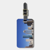 Houston-Skyline Gepäckanhänger (Vorderseite vertikal)