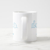 Houston Skyline Jumbo-Tasse (Rückseite)