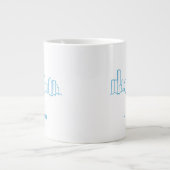 Houston Skyline Jumbo-Tasse (Vorderseite)