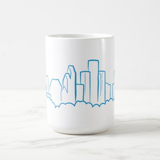 Houston-Skyline Kaffeetasse (Mittel)