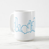 Houston-Skyline Kaffeetasse (Vorderseite Links)