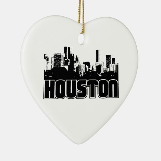 Houston-Skyline Keramik Ornament (Rechts)