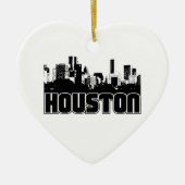 Houston-Skyline Keramik Ornament (Vorne)