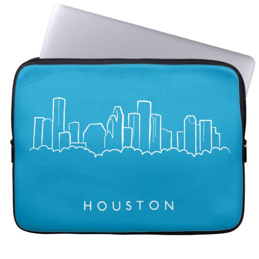 Houston-Skyline Laptopschutzhülle (Vorderseite)