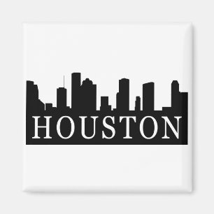 Houston-Skyline Magnet