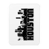 Houston Skyline Magnet (Vertikal)