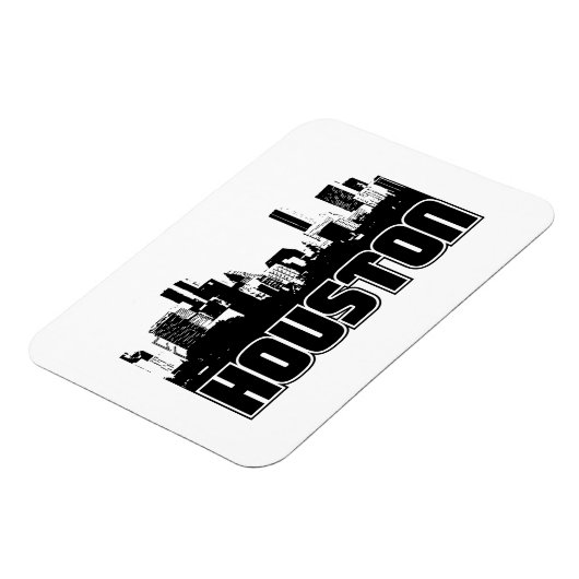 Houston Skyline Magnet (Linke Seite)