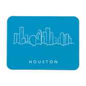 Houston Skyline Magnet (Horizontal)