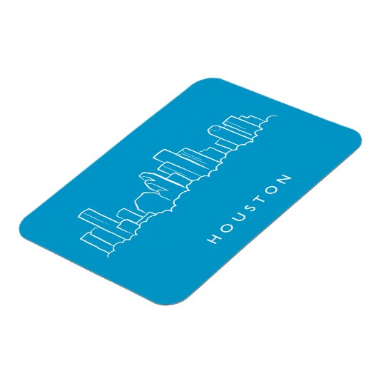 Houston Skyline Magnet (Linke Seite)