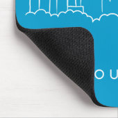 Houston-Skyline Mousepad (Ecke)