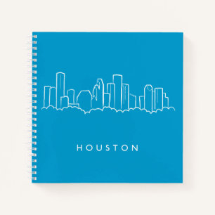 Houston Skyline Notizblock