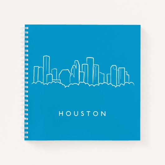 Houston Skyline Notizblock (Vorderseite)