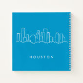 Houston Skyline Notizblock (Rückseite)
