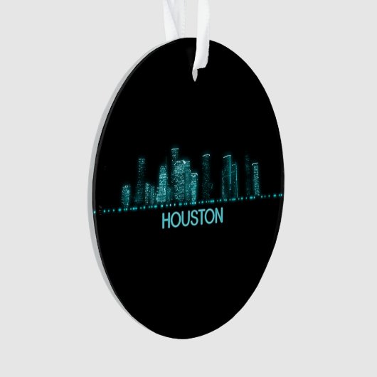 Houston Skyline Ornament (Vorderseite)