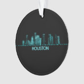Houston Skyline Ornament (Vorderseite)
