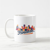 Houston Skyline Patchwork Kaffeetasse (Links)