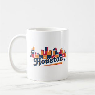 Houston Skyline Patchwork Kaffeetasse