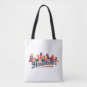 Houston Skyline Patchwork Tasche