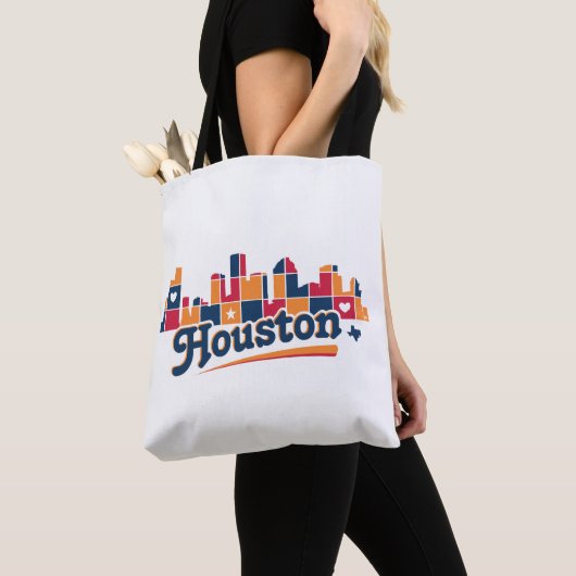 Houston Skyline Patchwork Tasche (Von Nahem)