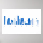 Houston Skyline Poster (Vorne)