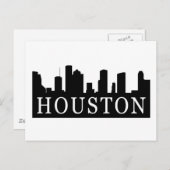 Houston Skyline Postkarte (Vorne/Hinten)