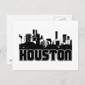 Houston Skyline Postkarte (Vorne/Hinten)