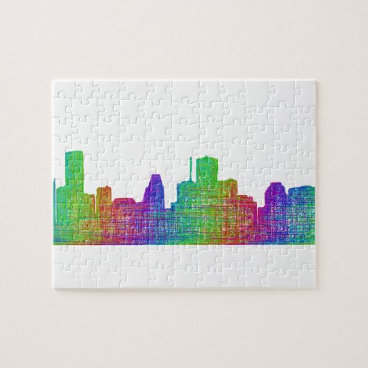 Houston-Skyline Puzzle (Horizontal)